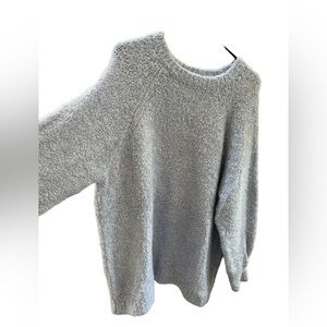 NWOT Women’s Topshop oversized Sweater Blue Size 8-10 super cuddly soft